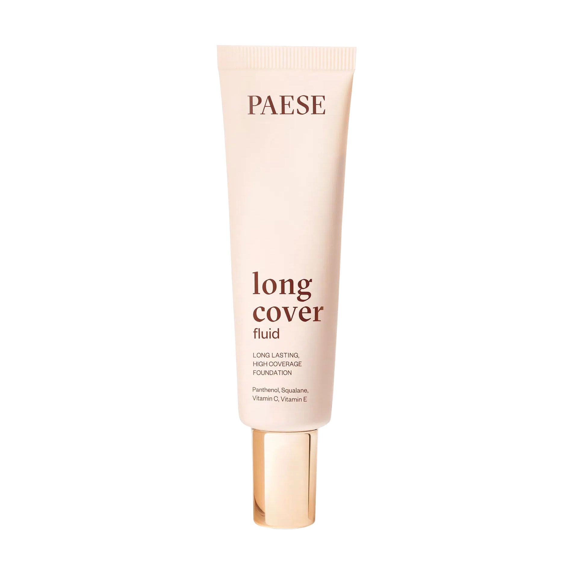 Тональний флюїд для обличчя Paese Long Cover Fluid Tube 00 Nude, 30 мл